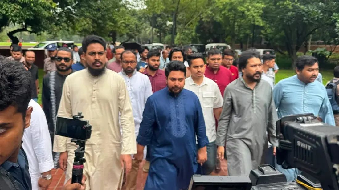 জুলাই জাতীয় স্মৃতি জাদুঘরে এনসিপির শীর্ষ নেতারা