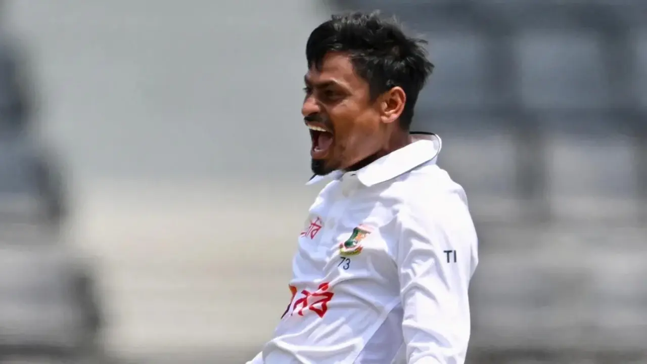 হাসানের জোড়া আঘাতের পর তাইজুলের শিকার লাবুশেন